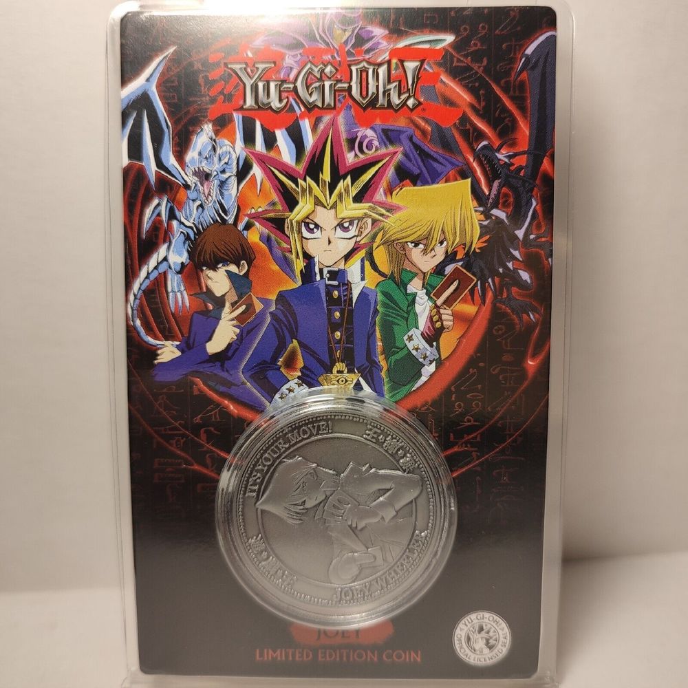 Yugioh Joey Wheeler Metal Coin Official Konami Limited Edition Collectible